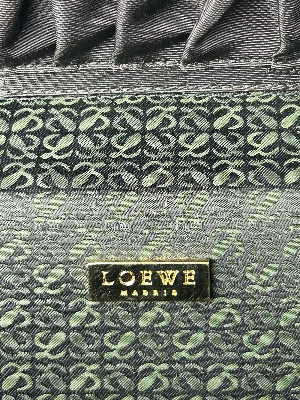 Loewe Anagram Jacquard Vanity Case Crossbody Bag